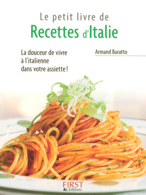 cover image of Recettes d'Italie